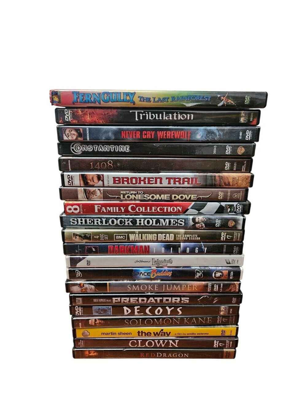 Lot Of 20 Mixed Media Variety Of Physical Media Dvd Movies Lot #1